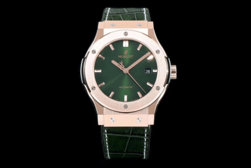 JJ공장 위블로 클래식퓨전 킹골드 그린다이얼 542.OX.8980.LR