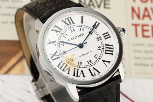 [premium] CARTIER 까르띠에 롱드 솔로 42mm 오토매틱 워치 W6701010 (