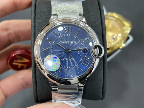 AF공장 까르띠에 발롱 블루 드 청판 42mm WSBB0027