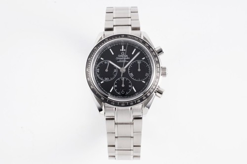 HR공장 오메가 스피드마스터 크로노 시리즈 블랙 다이얼 40mm