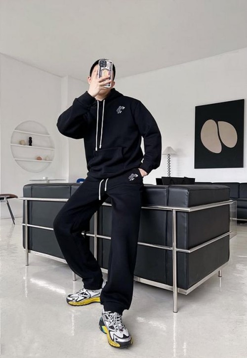 루이비통 lv 브로치 후드 트레이닝 셋업