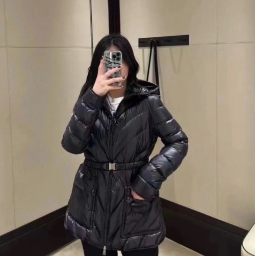 몽클레어 24FW 아르젠노 미들 후드 다운 패딩 (블랙_베이지_핑크 3종)