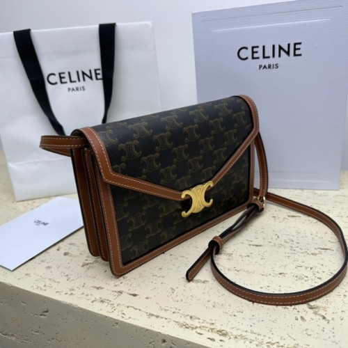 셀린느 CELINE ENVELOPPE TRIOMPHE 엔벨로프 백 숄더 백 크로스 백 113322EZH.04LU