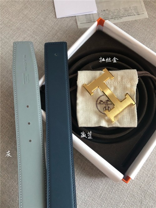 에르메스 남성용 양면 벨트38MM H30774-4