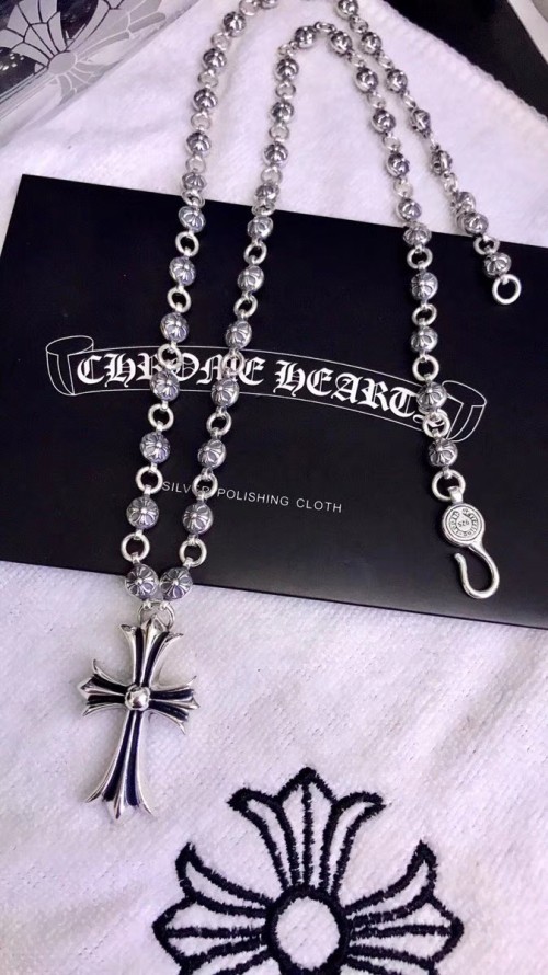 Chrome Hearts 크롬하츠 남녀 십자 목걸이 65cm