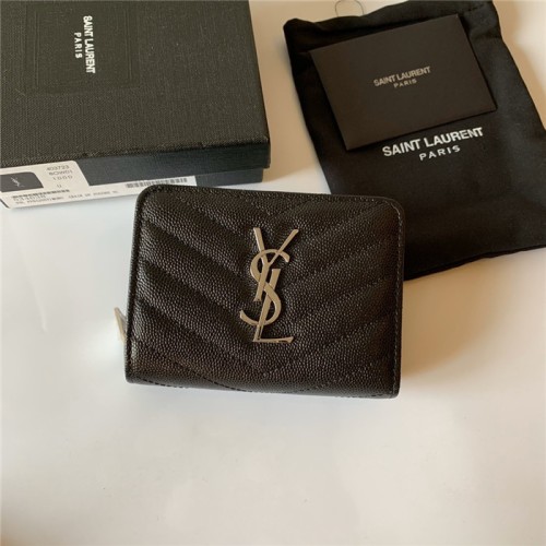 Saint Laurent 생로랑 캐비어 컴팩트 반지갑