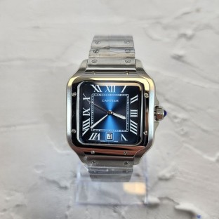 까르띠에 산토스 블루다이얼 38MM