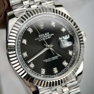 클린공장 롤렉스 데이저스트 검판 다이얼 10P 다이아 SS 쥬빌레 41mm