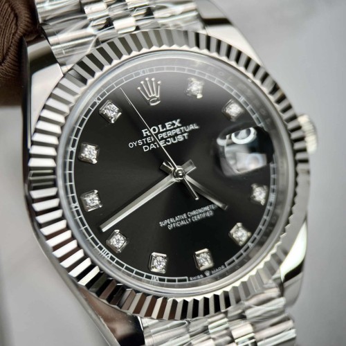 클린공장 롤렉스 데이저스트 검판 다이얼 10P 다이아 SS 쥬빌레 41mm